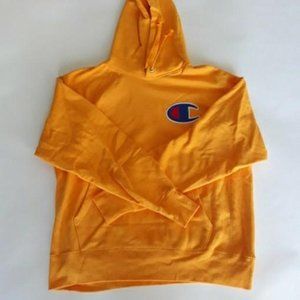 Mustard Yellow Champion Hoodie